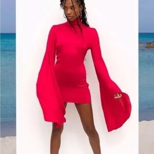 Elegant Red Women's Dress